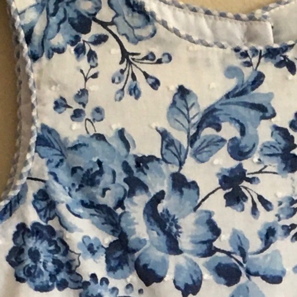 Marmellata Little Girl Floral Blue/White Dress size 4. - Picture 9 of 9